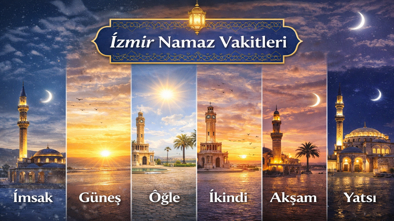 İzmir Namaz Vakitleri